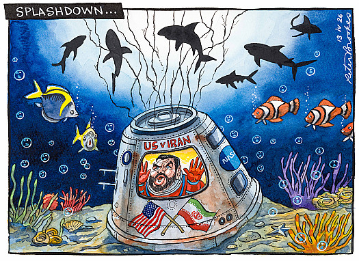 Splashdown ...
