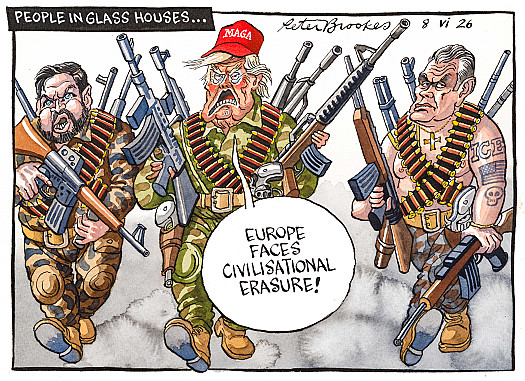 People in glass houses ...