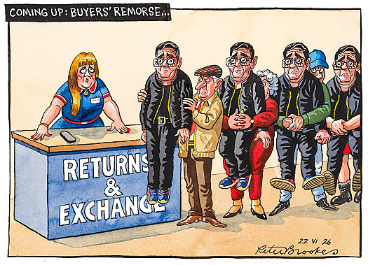 Coming Up: Buyer's Remorse