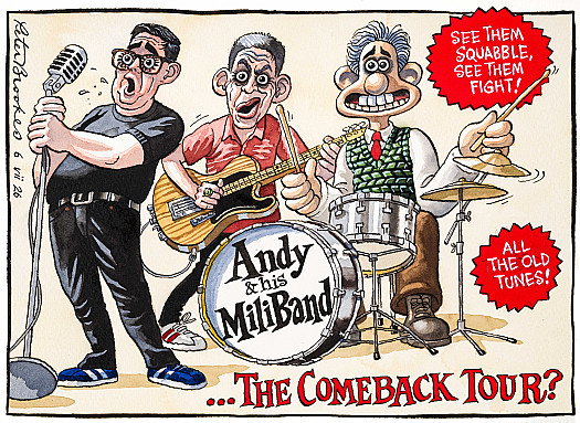 Andy and his Miliband ...The Comeback Tour?