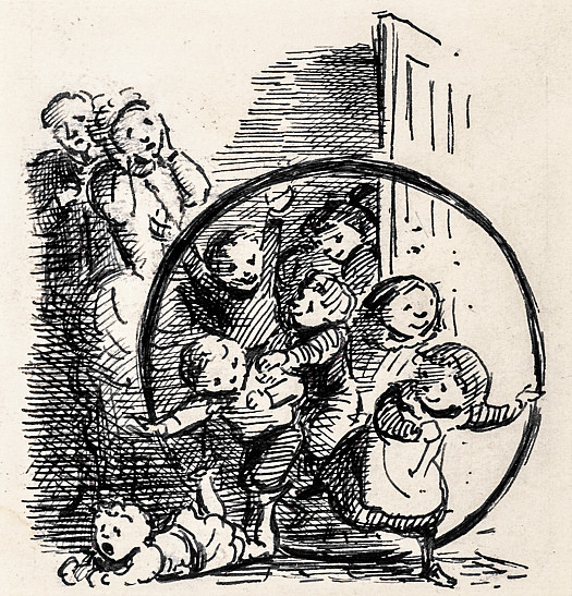 One upon a time there was a huge family of children; and they were terribly, terribly naughty