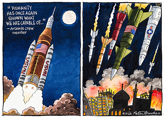 Humanity has once again shown what we are capable of ...