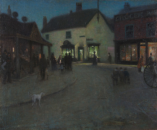 Evening Light, The Square, Audlem, Cheshire
