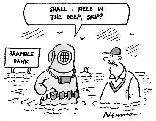 Shall I field in the deep, Skip?