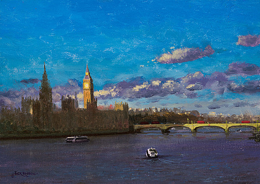 October Light, Westminster Bridge, London