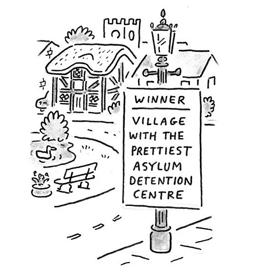 Winner Village with the prettiest asylum detention centre