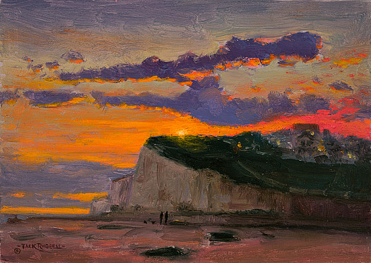 Late Light, Saltdean Cliffs, Summer