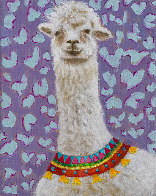 Alpaca on Violet