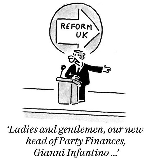 Ladies and gentlemen, our new head of Party Finances, Gianni Infantino ...