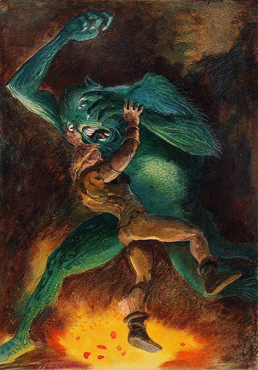 They Strained this Way and That, Trampling Even Through the Last Red Embers of the Dying Fire