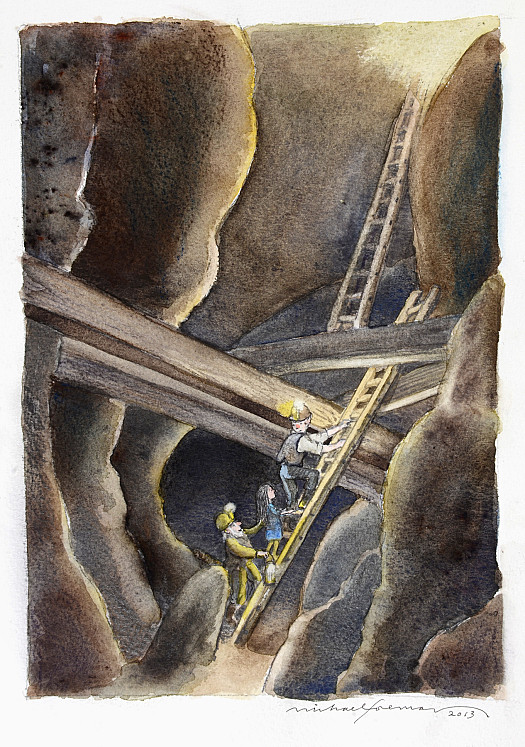 The Journey Through the Mine Was Long and Difficult