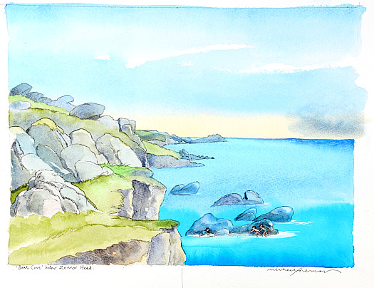 In the Gritty Sand under the Cliff Face She Had Found a Particularly Rich Deposit