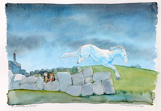 He Sprang Out over the Ruined Wall and Onto the Open Moor