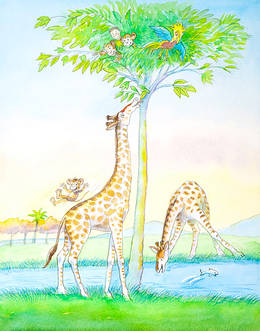 Two Giraffes [II]