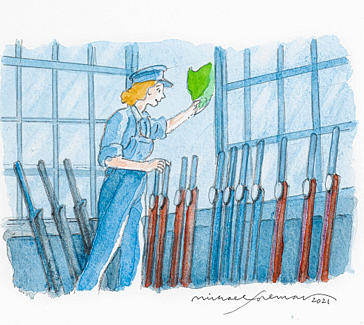 I found myself working in the signal box at King's Cross station