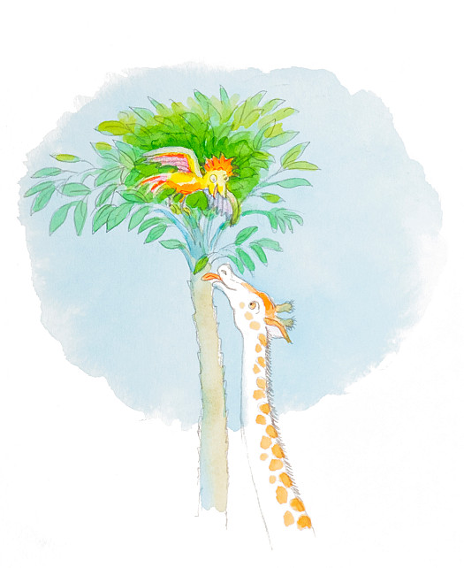 Giraffe;'my heart is in Africa..'