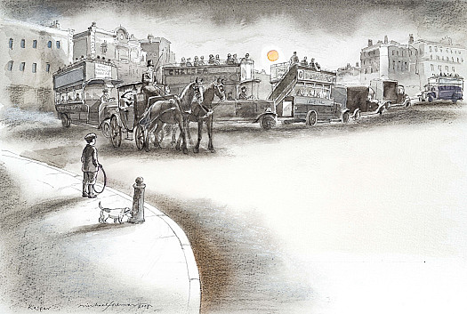 The carriage happened to stop right by me
