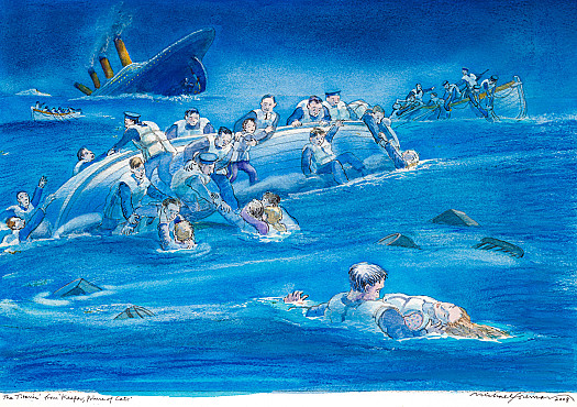 The shrieks and the cries of the drowning were all around me