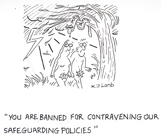 You are banned for contravening our safeguarding policies