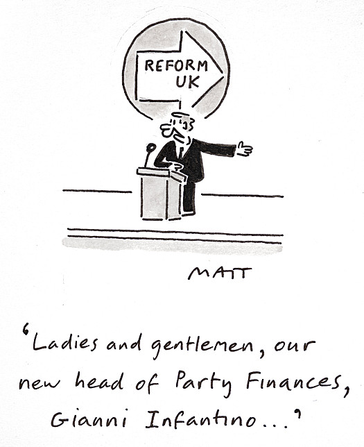 Ladies and gentlemen, our new head of Party Finances, Gianni Infantino ...