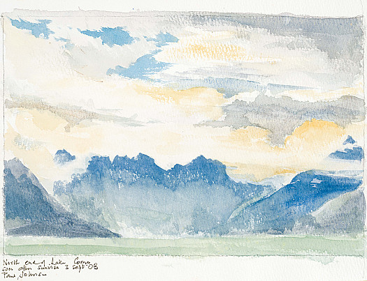 North end of Lake Como soon after sunrise