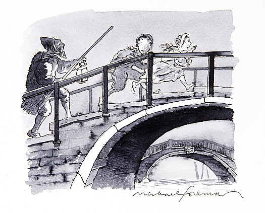 Before the Nightwatchman Could Grab Them, Rosie and Nicobobinus Were Sprinting Away as Fast as They Could