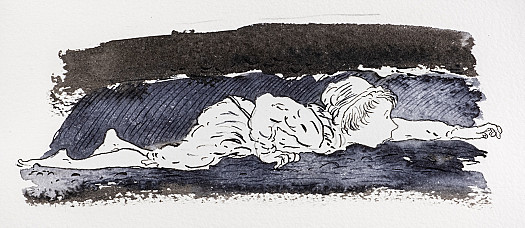 He squirmed and he wriggled there in the black for a long, long time, and the tunnel didn't get any wider
