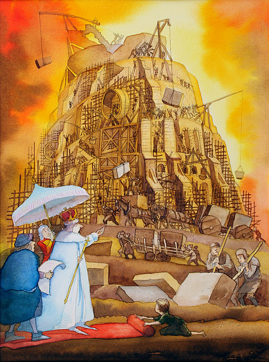 The King Became Furious, and He Ordered His Army to Compel Every Single Person In the Kingdom to Work On the Tower