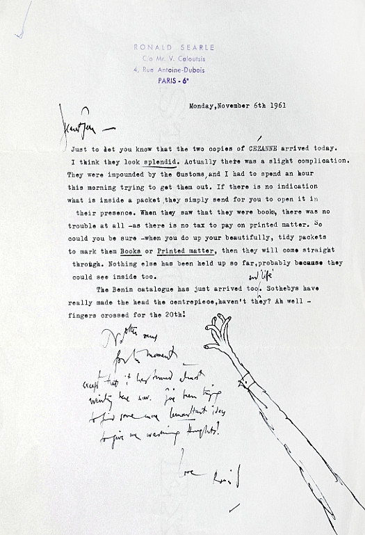 Typed Letter to Jean EllsmoorMonday 6 November 1961