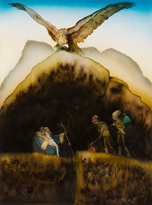 Ask the Eagle That Lives On this Mountain to Give You a Ride On His Back