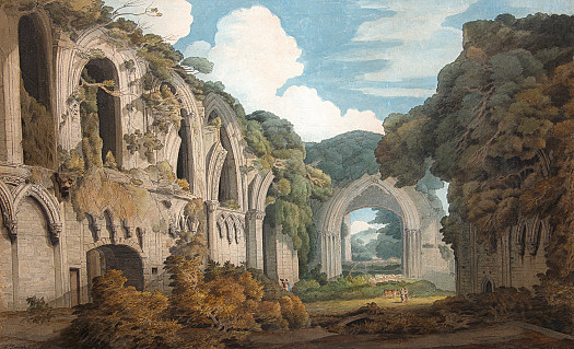 A View of Glastonbury Abbey