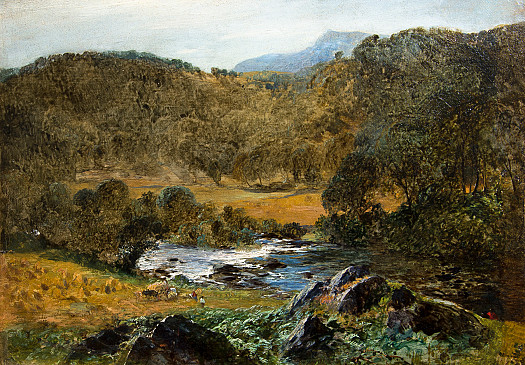 The Valley of the Dee Between Llangollen and Corwen