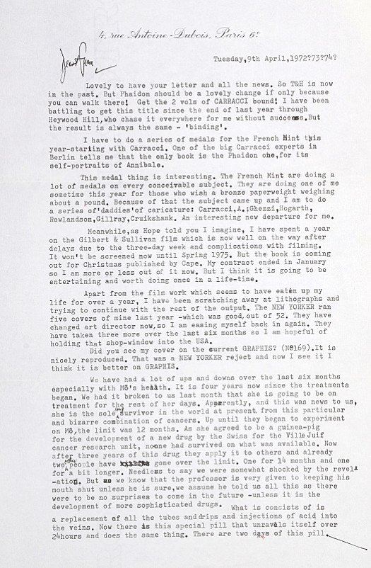 Letter to Jean EllsmoorTuesday, 9 April 1974
