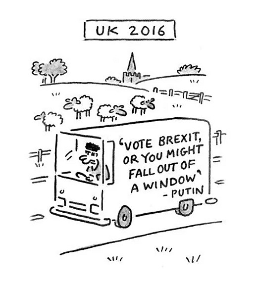 'Vote Brexit, or you might fall out of a window'- Putin