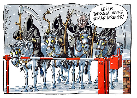 Let Us Through, We're Humanitarians!