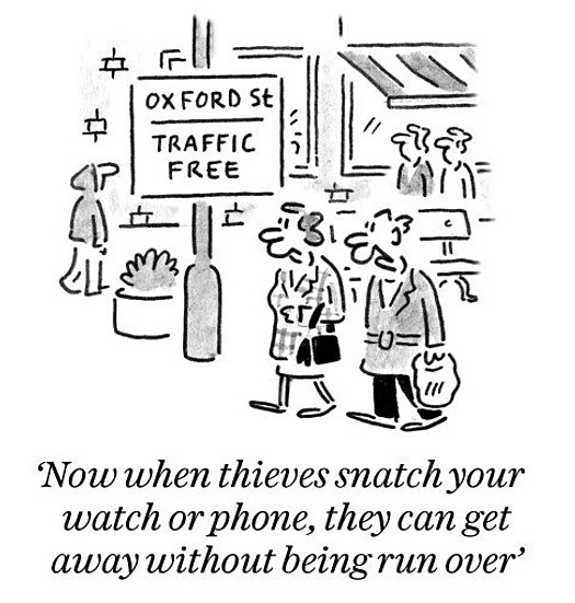 Now when thieves snatch your watch or phone, they can get away without being run over