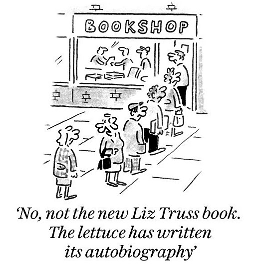 No, not the new Liz Truss book. The lettuce has written its autobiography