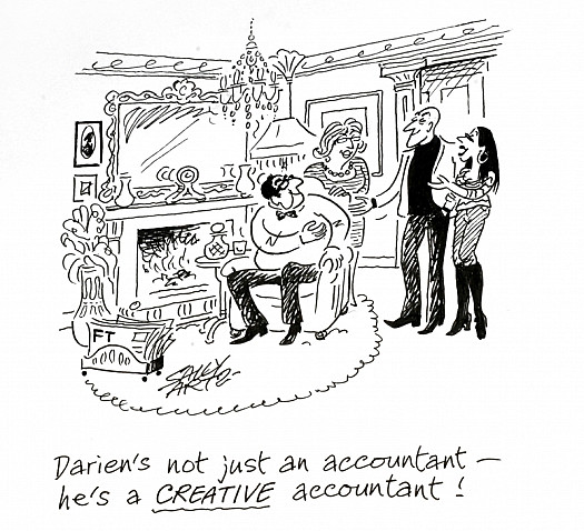 Darien's Not just an Accountant - He's a Creative Accountant!