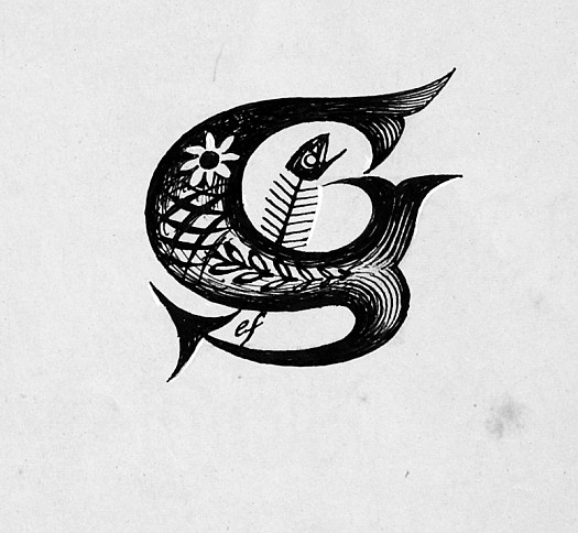 Initial Letter G: a Fishy One