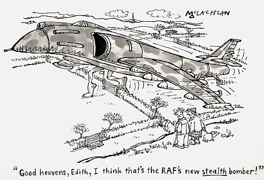 'Good Heavens, Edith, I Think That's the Raf's New Stealth Bomber!'
