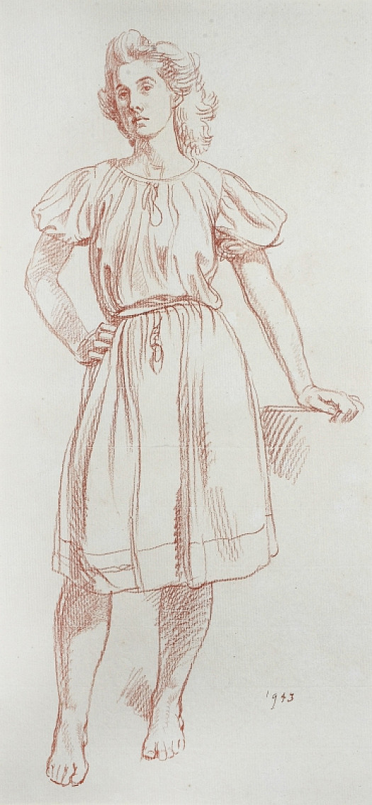 Life Drawing: Woman In a Dress