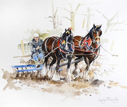 Horses Working, Gressenhall