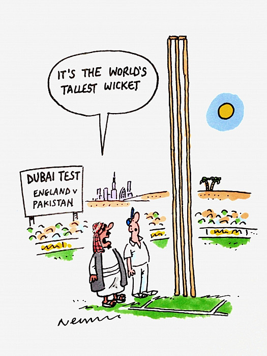 It's the world's tallest wicket