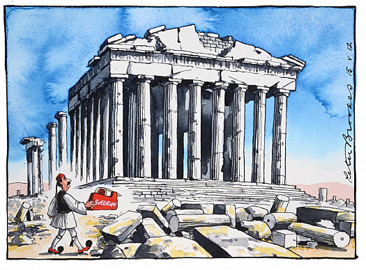 Sellotaping the Parthenon