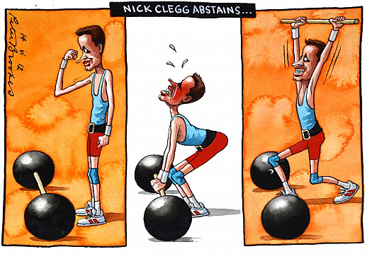 Nick Clegg Abstains...
