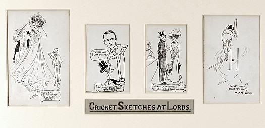 Cricket Sketches At Lords
