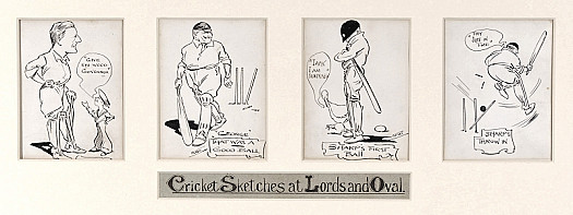 Cricket Sketches At Lords and Oval