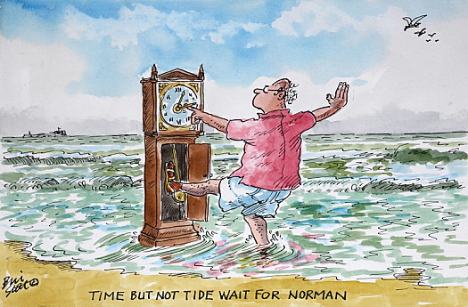 Time but not tide wait for Norman