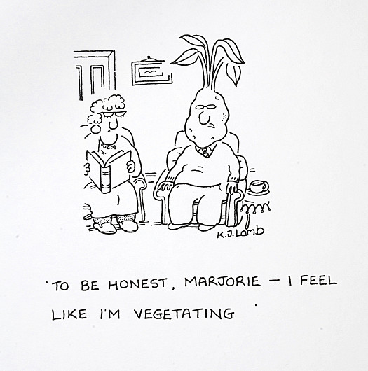 To Be Honest, Marjorie - I Feel Like I'm Vegetating