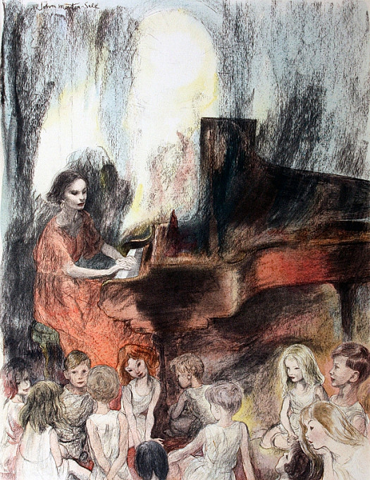 Ann Driver At the Piano